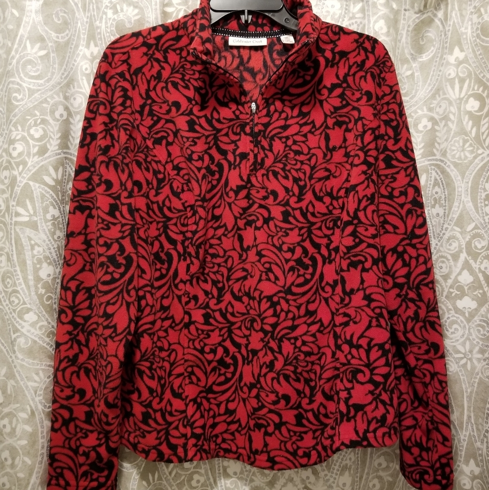 Coldwater Creek zip collar top